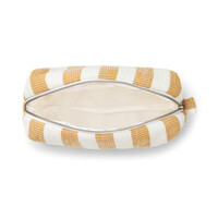 Kayla toilet bag Stripes White/ Yellow mellow