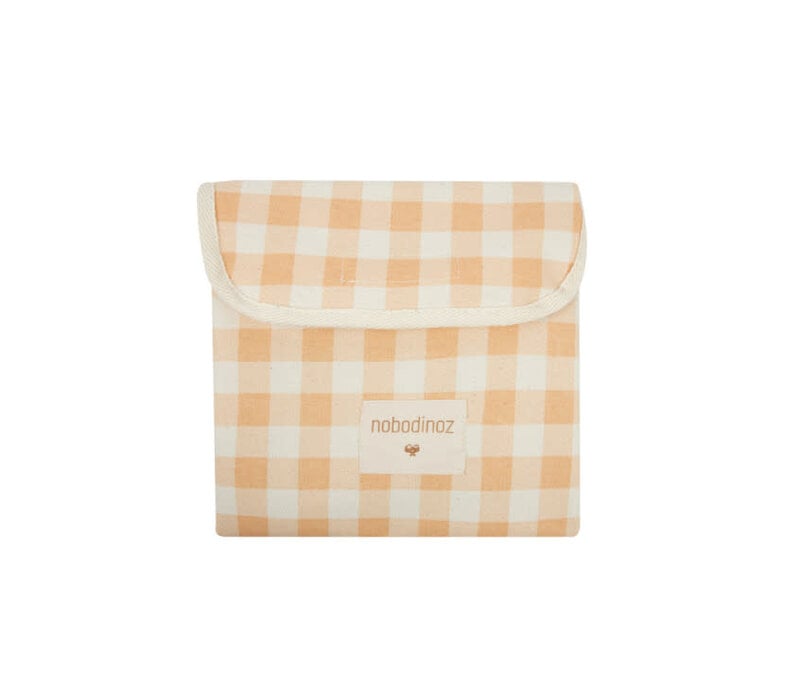 Sunshine double pocket eco snack bag melon vichy