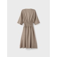 MAMA Loose dress 1/2 sleeve Rocky Road