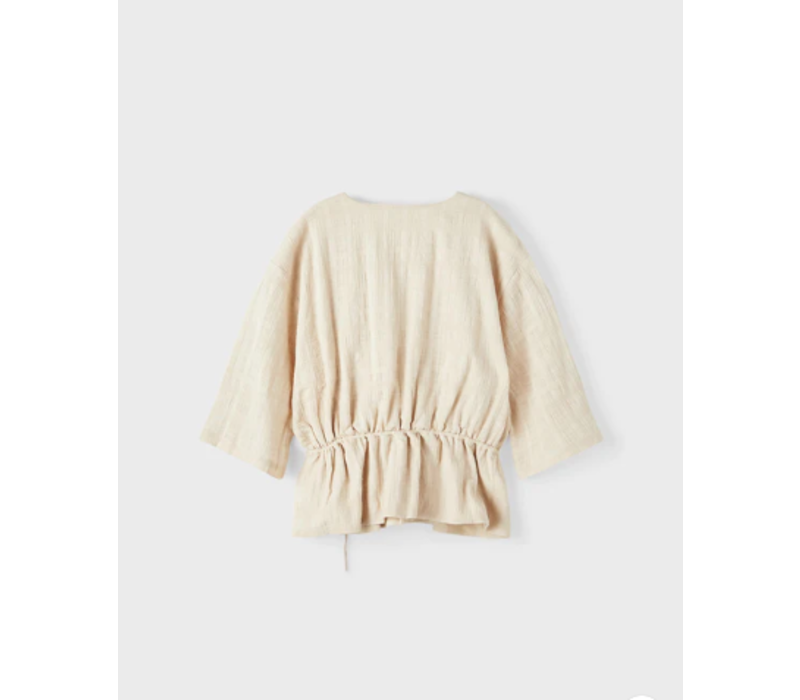 MAMA Loose shirt 1/2 sleeve Fog