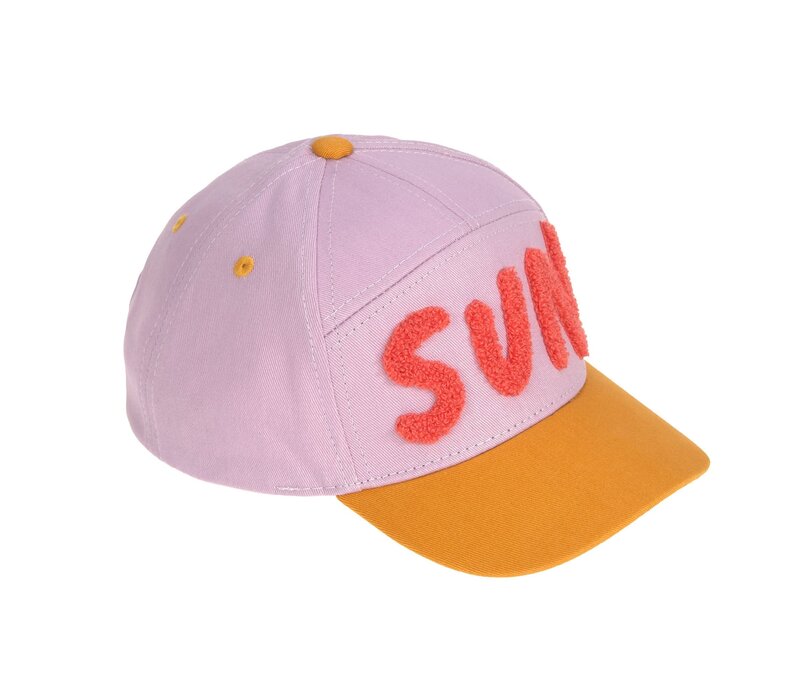 Kids Base Cap Sun gold/ lilac