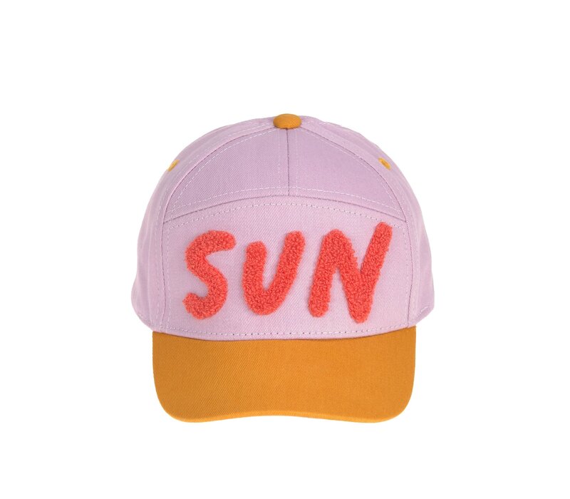 Kids Base Cap Sun gold/ lilac