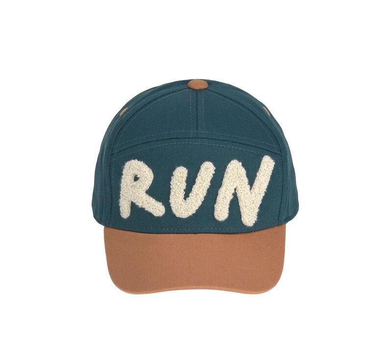 Kids Base Cap Run brown/ blue