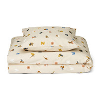 Ingeborg Junior Printed Bedding Alphabet/ Sandy