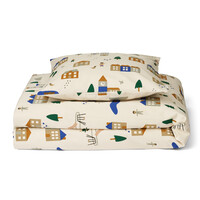 Ingeborg Junior Printed Bedding Downtown/ Sandy