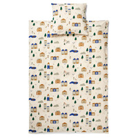 Ingeborg Junior Printed Bedding Downtown/ Sandy