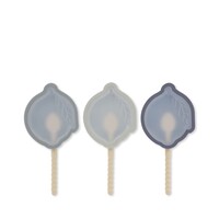 3-pack ice cream molds lemon blue mix