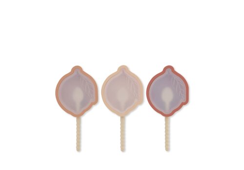 Konges Sløjd 3-pack ice cream molds lemon rose mix