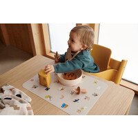 Jude Printed Placemat Alphabet/ Sandy