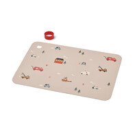 Jude Printed Placemat Emergency vehicle/ Sandy