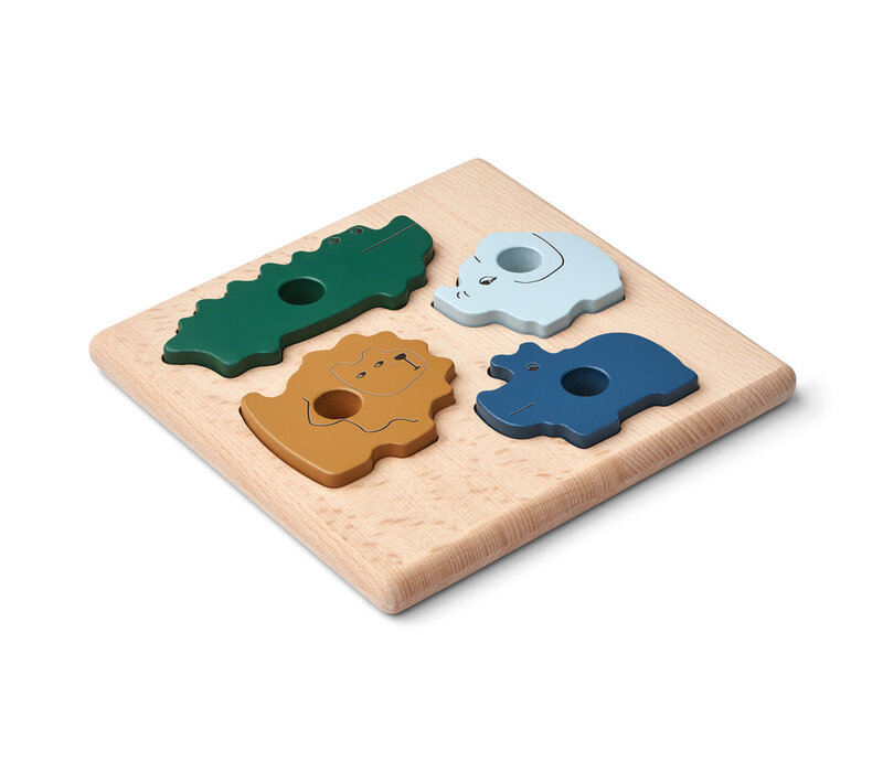 Suki Puzzle Garden green multi mix