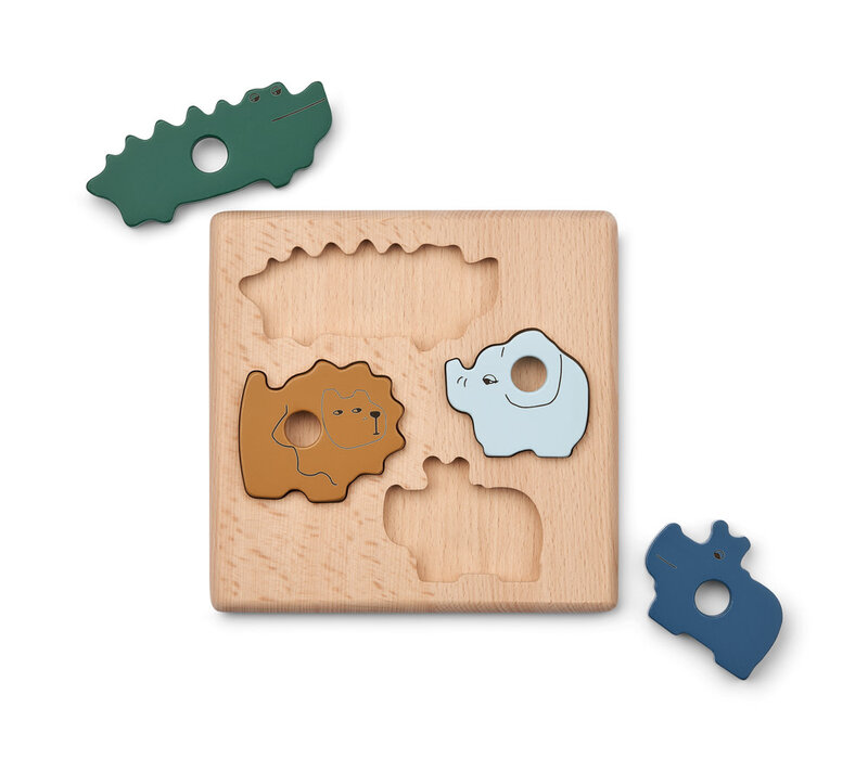 Suki Puzzle Garden green multi mix