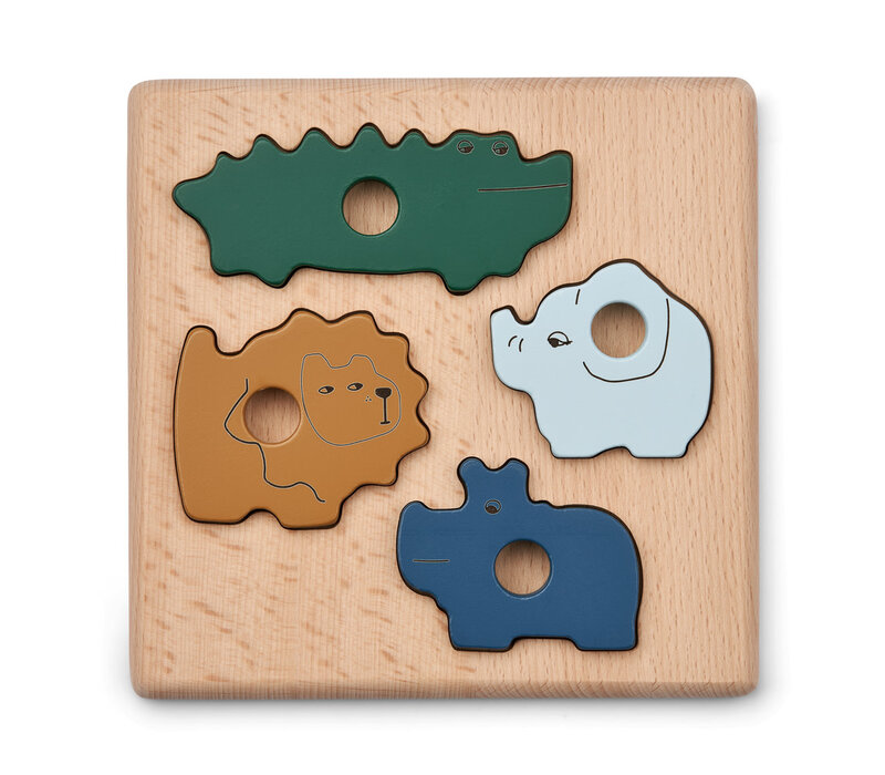 Suki Puzzle Garden green multi mix