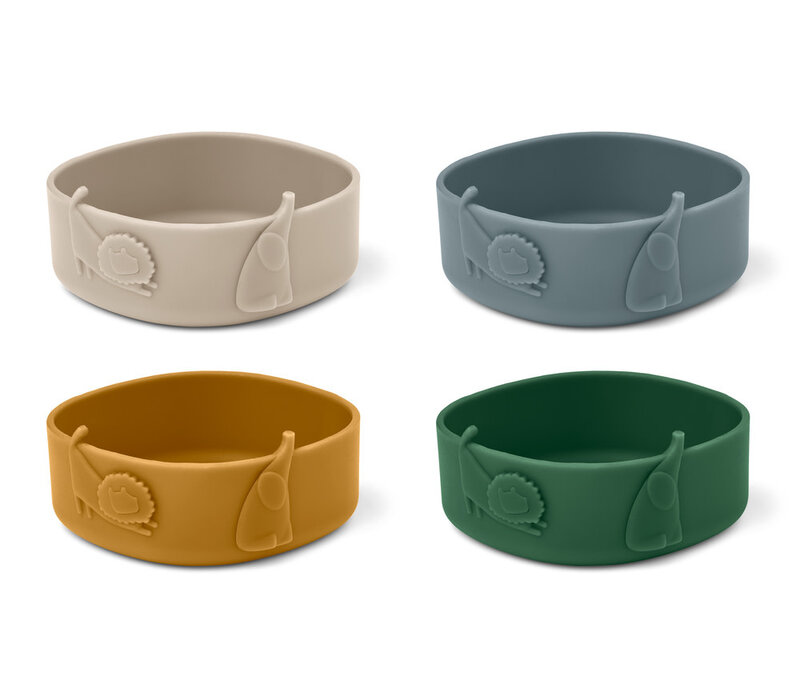 Emily Bowl 4-Pack Garden green multi mix