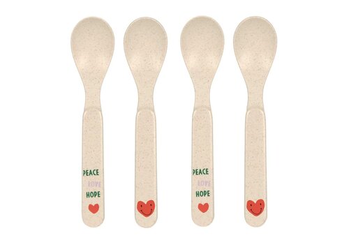 Lässig Spoon Set Happy Rascals Heart lavender