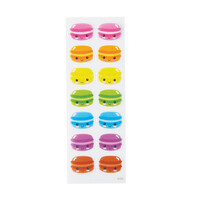 Stickiville Stickers - Skinny - Happy Macarons