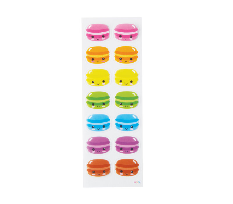 Stickiville Stickers - Skinny - Happy Macarons