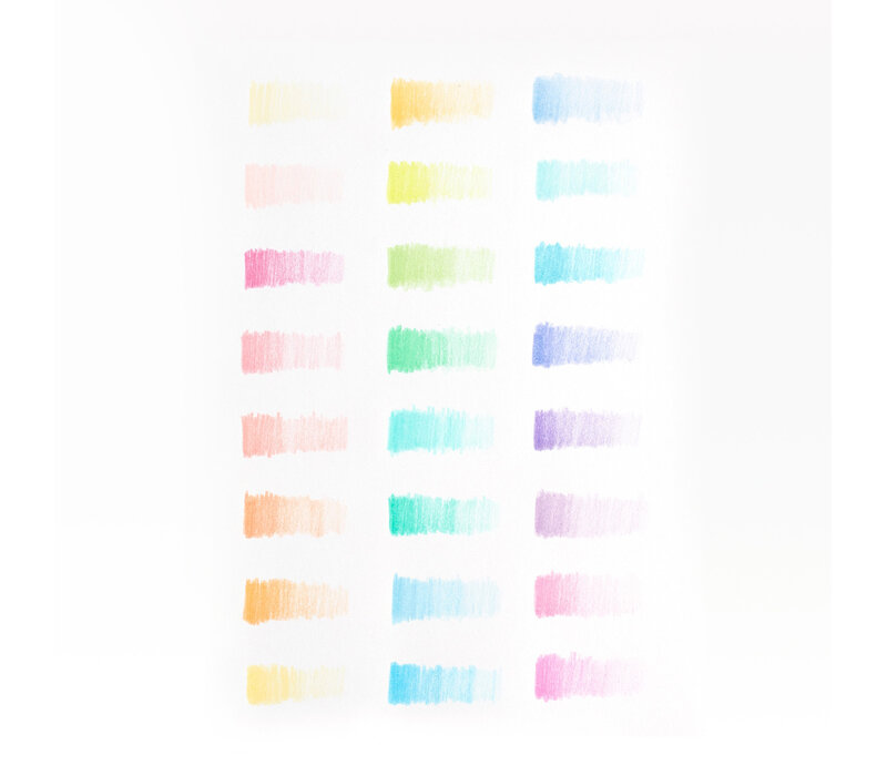 Pastel Hues Colored Pencils