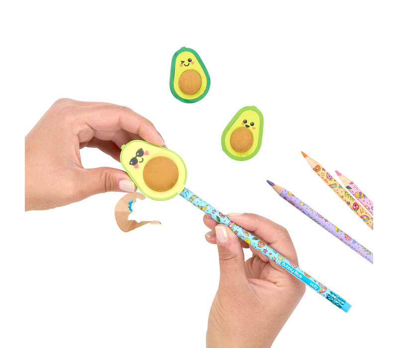 Avocado Love Eraser and Sharpener