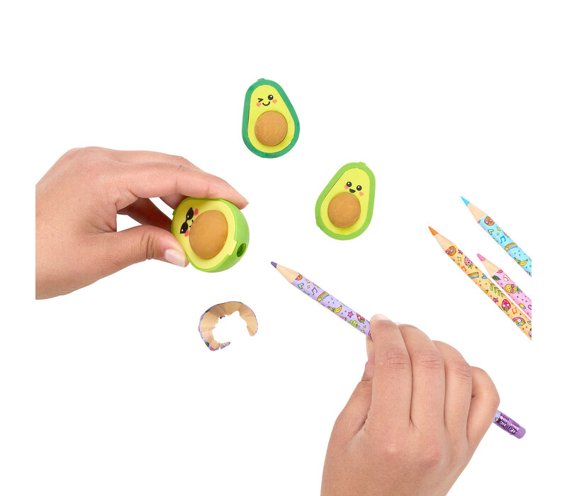 Avocado Love Eraser and Sharpener