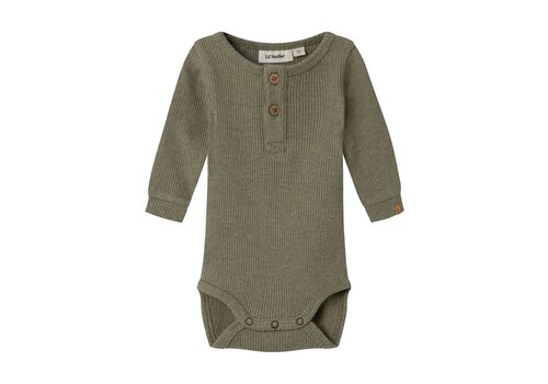 LIL' ATELIER BABY Slim body LS Agave Green