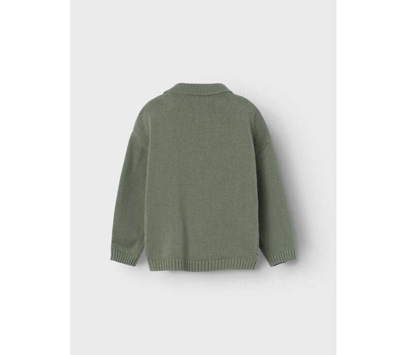 MINI Loose knit cardigan Agave Green