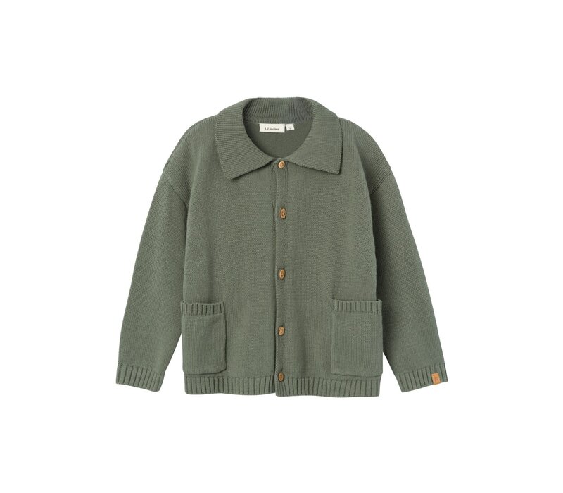 MINI Loose knit cardigan Agave Green