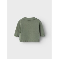 BABY Loose knit cardigan Agave Green