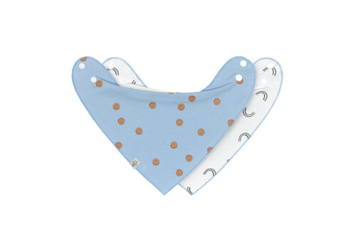 Lässig Bandana/cowl-neck 2 pcs Smile sky blue