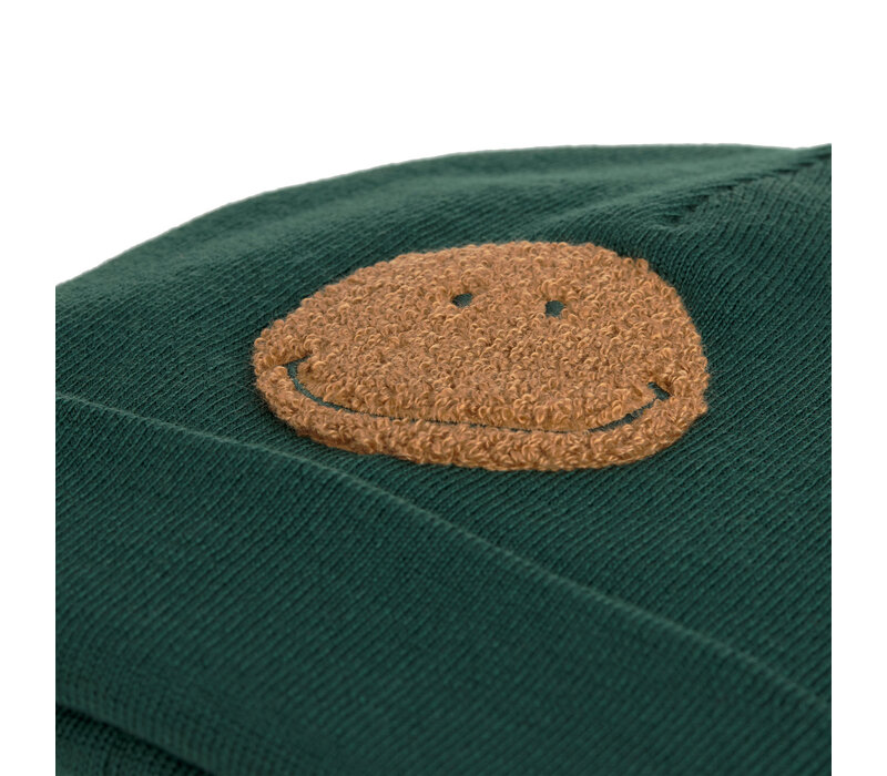 Merino beanie Smile ocean green