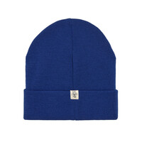 Merino beanie Smile blue