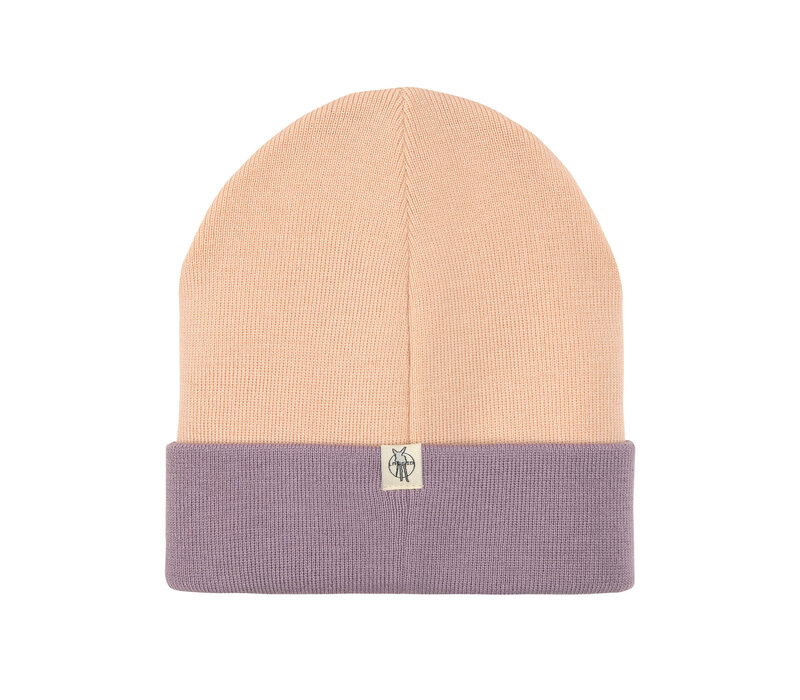 Merino beanie Happy light rose/ lilac