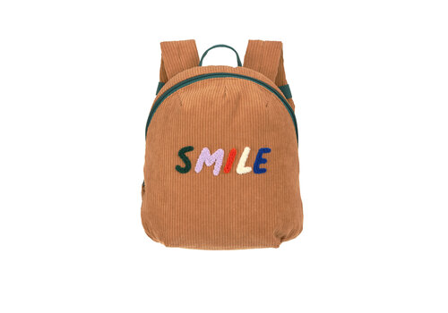 Lässig Tiny backpack cord Smile caramel