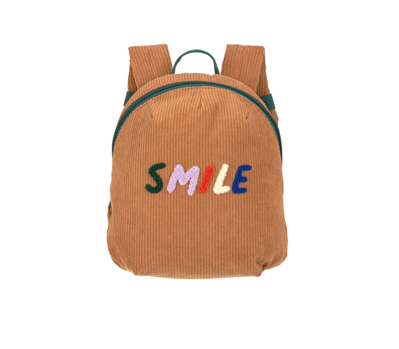 Tiny backpack cord Smile caramel