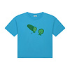 Daily Brat Cute cumber t-shirt splashing blue