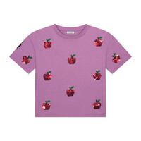 Apple t-shirt lilavender