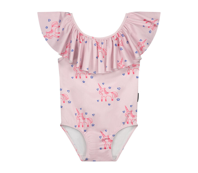 Sassy unicorn swimsuit pink a boo