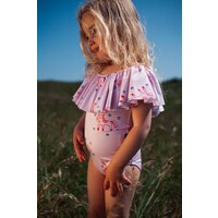 Sassy unicorn swimsuit pink a boo