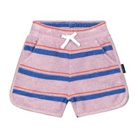Striped towel shorts breezy lilac