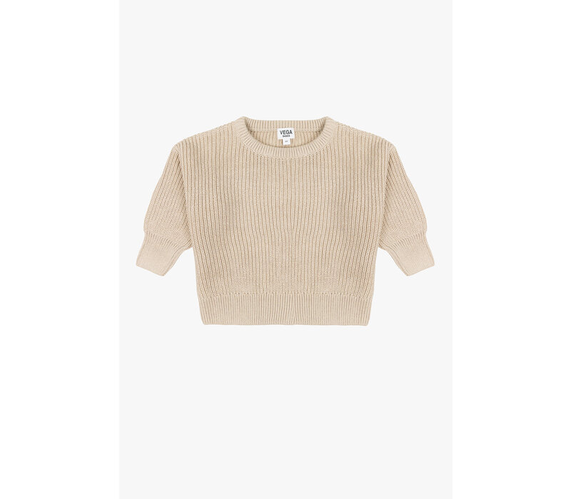 Cordero sweater Speckled almond