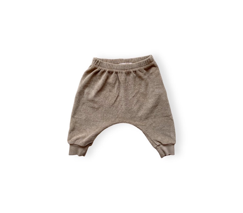 T I E S trousers plain sand