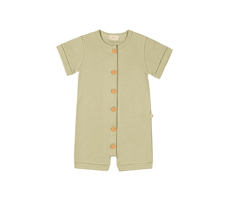 Romper with Buttons Verde
