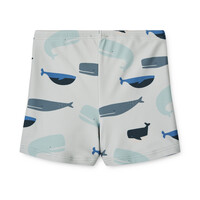 Otto Swim Pants Whales/ Cloud blue