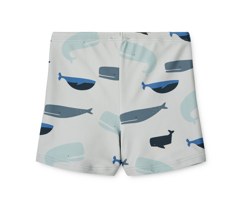 Otto Swim Pants Whales/ Cloud blue