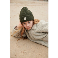 Emilio Beanie Hat Army brown/ Dark army brown