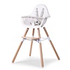 Childhome Evolu 2 eetstoel 2-in-1 + beugel Naturel/wit