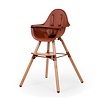 Childhome Evolu 2 eetstoel 2-in-1 + beugel Naturel/roest