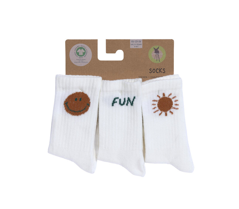 Tennis socks 3 pcs Little Gang Fun