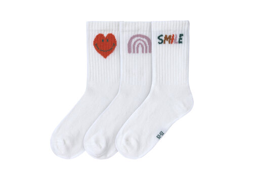 Lässig Tennis socks 3 pcs Little Gang Smile