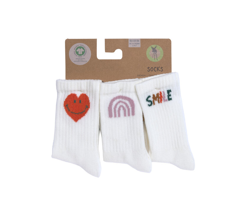 Tennis socks 3 pcs Little Gang Smile